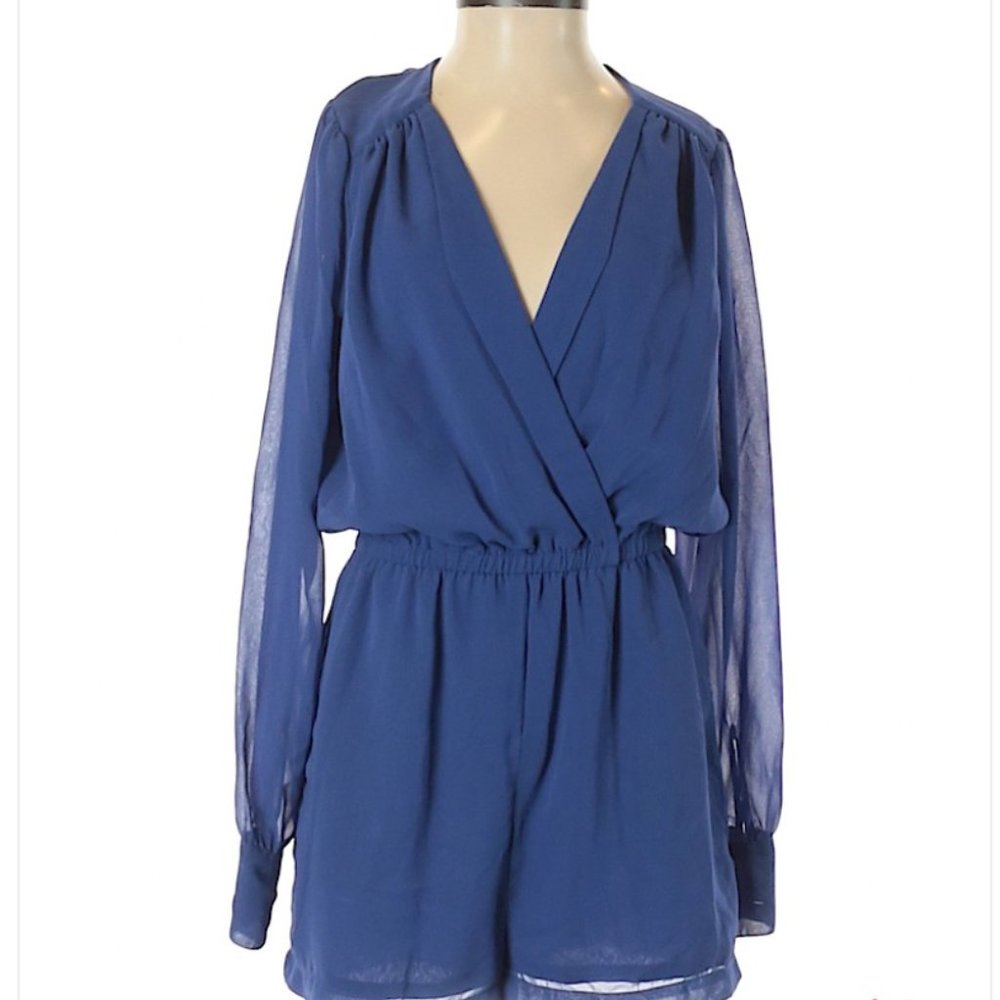 BCBG Long Sleeve Romper